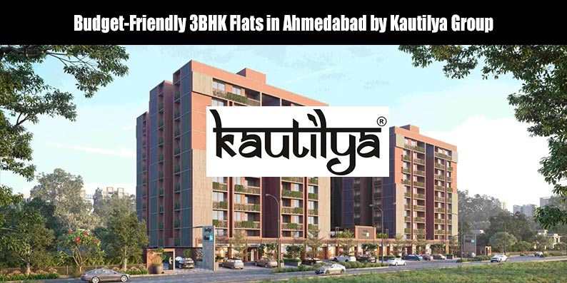 Budget-friendly 3BHK flats in Ahmedabad by Kautilya Group featuring 70% open spaces, luxury amenities, and earthquake-resistant high-rise structures.
