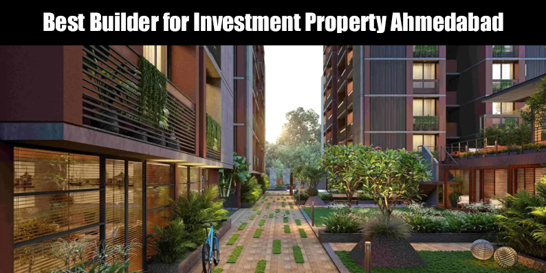 Best builder for investment property Ahmedabad Kautilya Group luxury 3BHK flat exterior with 7.4 percent appreciation.